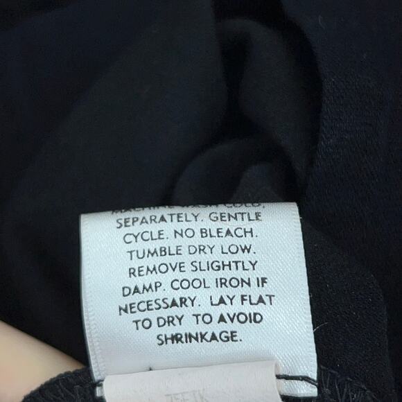 Eileen Fisher Womens Size S Black High Waisted Wide Leg Pull On Pants Stretch - Picture 12 of 14